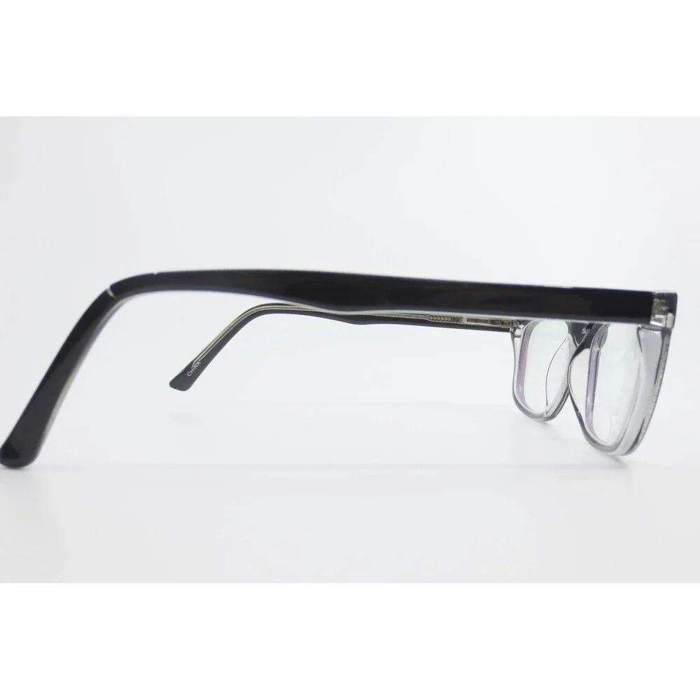 Warby Parker WP 4010 BK/CR Black Clear Rectangular Eyeglasses 50-18-140